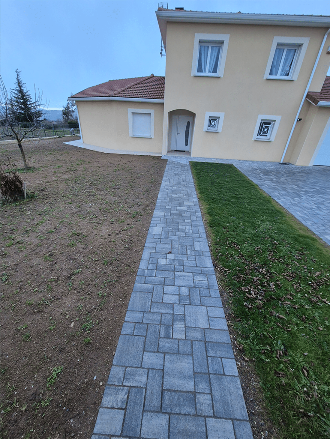 Apport de terre végétale