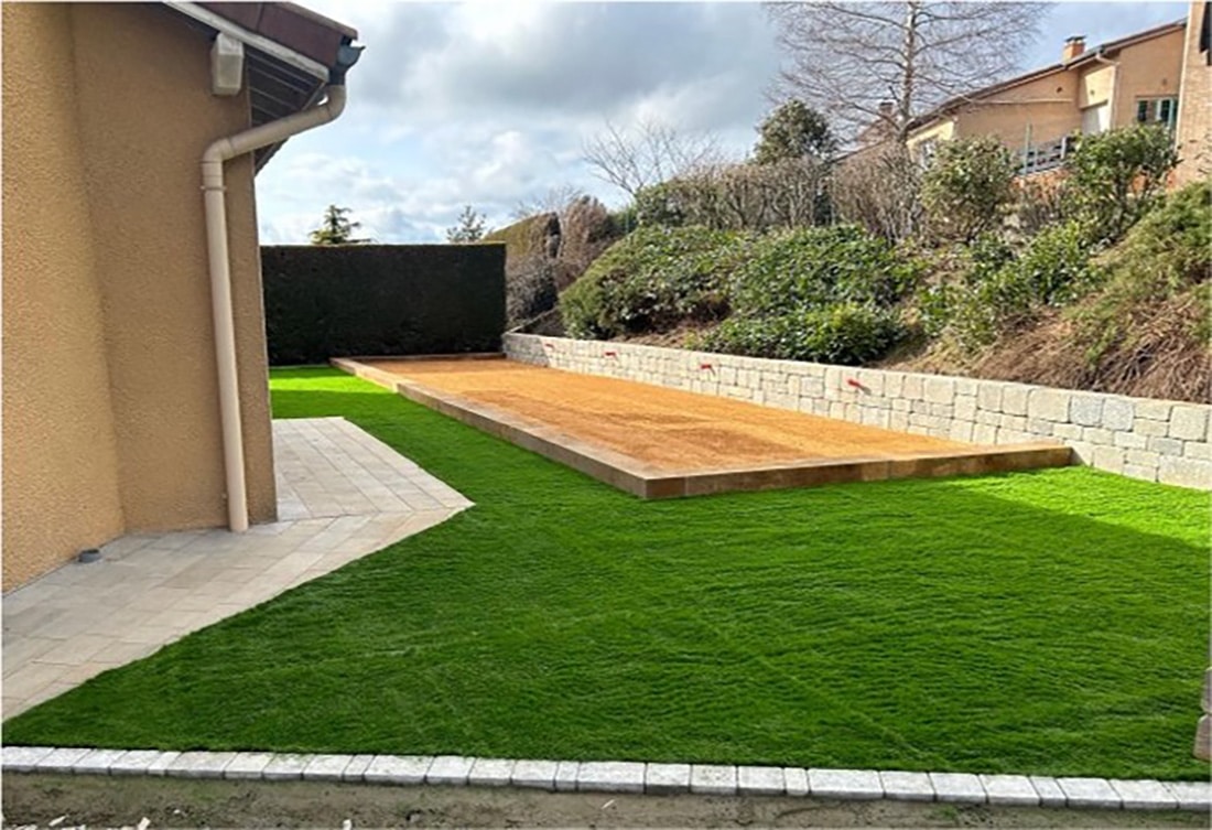 Création d’un terrain de pétanque